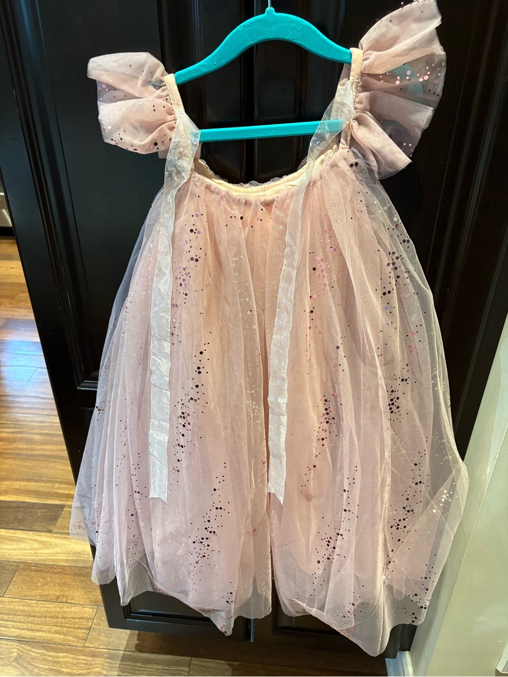 Girls Pink Tulle Fairy Costume Dress